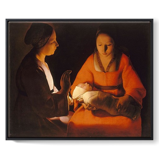 The Newborn (framed canvas)