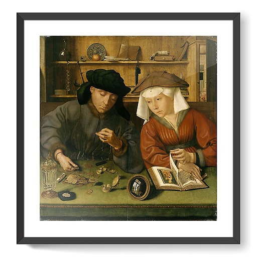The Moneylender and His Wife (framed art prints)