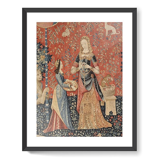 Tenture de la Dame à la Licorne : l'Odorat (affiches d'art encadrées)