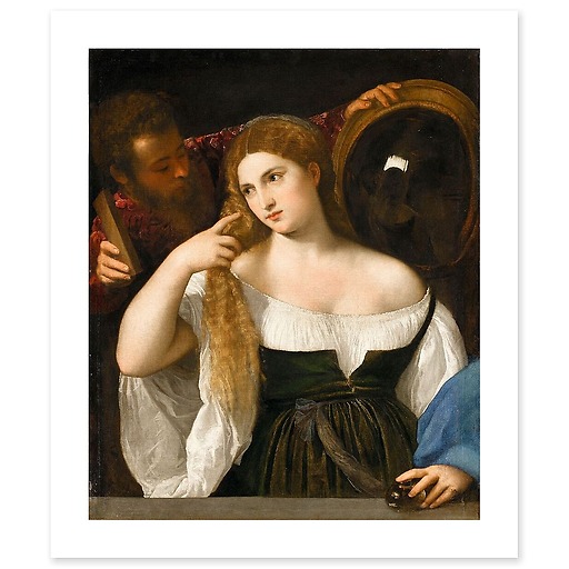 Portrait of a Woman at her Toilet (art prints)