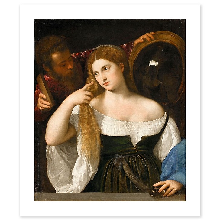 Portrait d'une femme à sa toilette (affiches d'art)