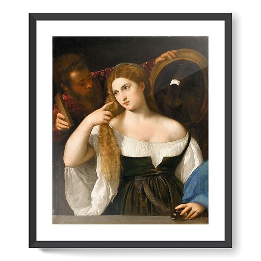 Portrait of a Woman at her Toilet (framed art prints)