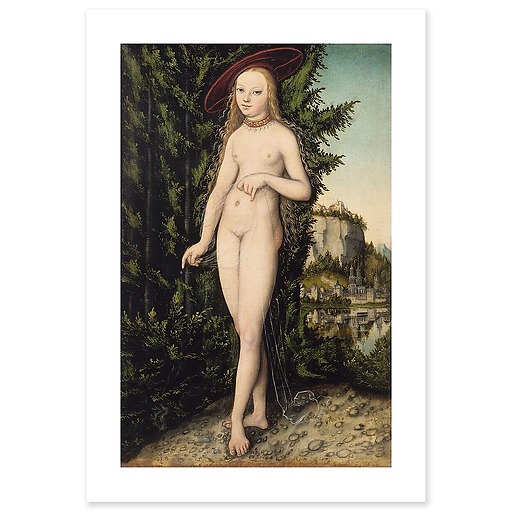 Venus Standing in a Landscape (canvas without frame)