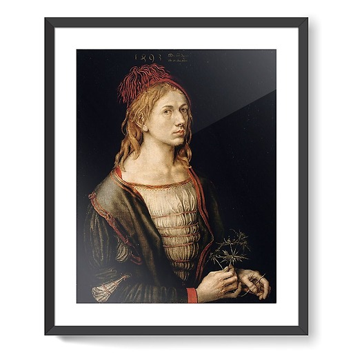 Portrait of the Artist Holding a Thistle (framed art prints)