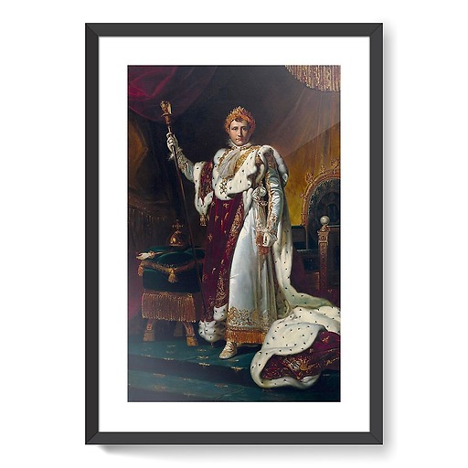 Napoleon I in coronation costume (framed art prints)