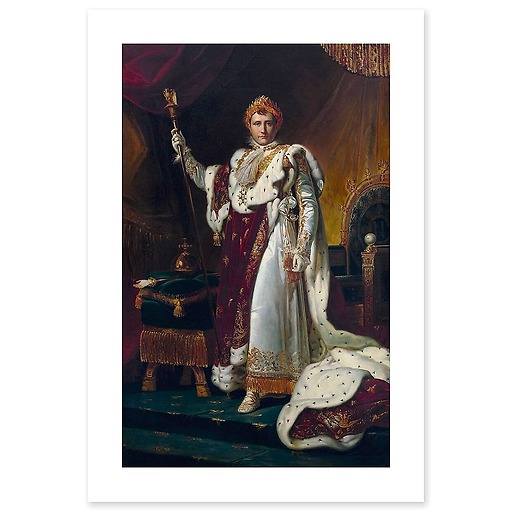 Napoleon I in coronation costume (canvas without frame)