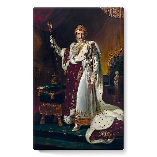 Napoleon I in coronation costume (stretched canvas)