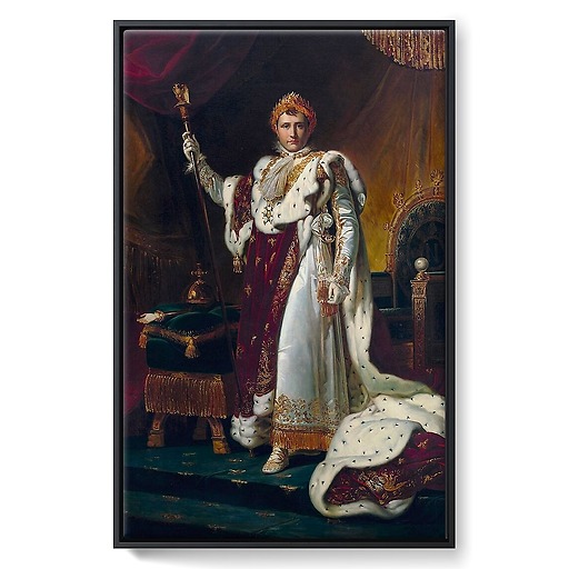 Napoleon I in coronation costume (framed canvas)