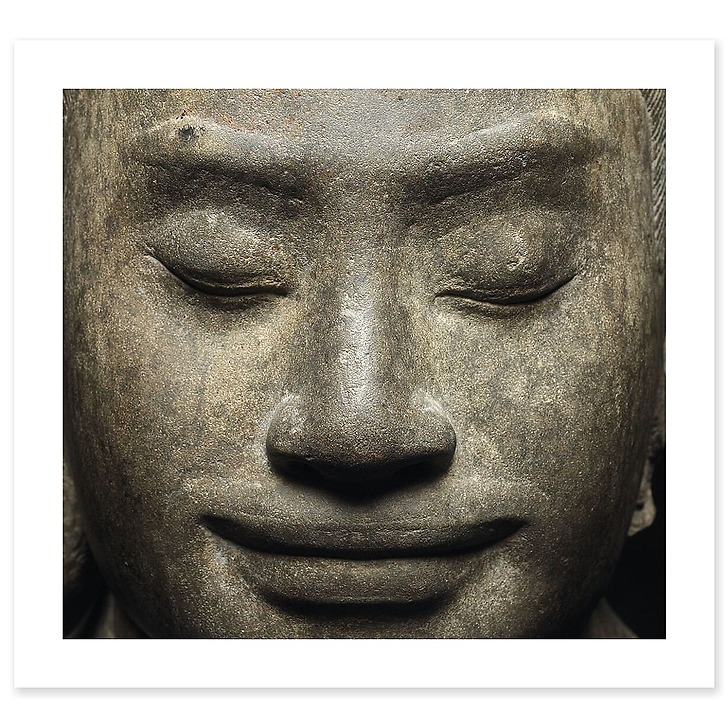 Portrait of King Jayavarman VII (canvas without frame)