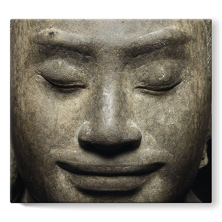 Portrait of King Jayavarman VII (stretched canvas)
