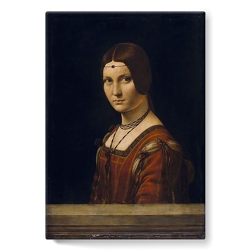 Portrait d'une dame de la cour de Milan, dit à tort "la belle ferronnière" (toiles sur châssis)