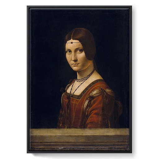 Portrait d'une dame de la cour de Milan, dit à tort "la belle ferronnière" (toiles encadrées)
