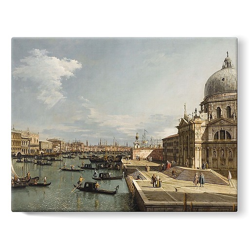 The entrance to the Grand Canal (stretched canvas)