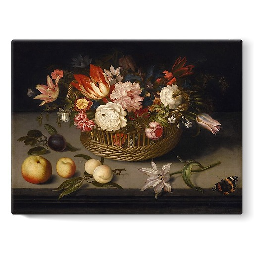 Flower basket (stretched canvas)