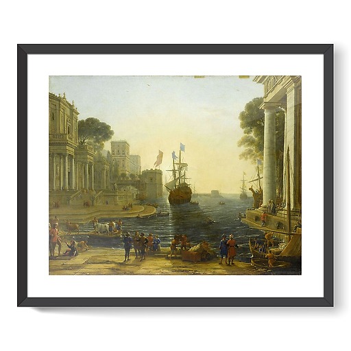 Odysseus returns Chryseis to her father (framed art prints)