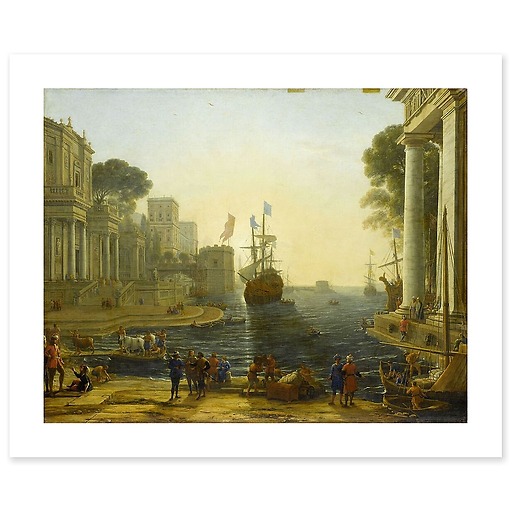 Odysseus returns Chryseis to her father (canvas without frame)