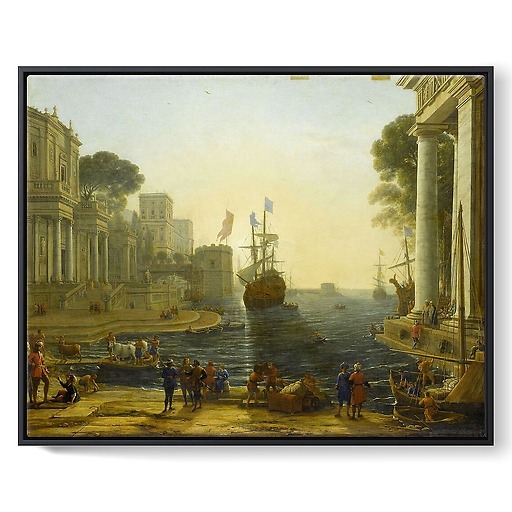 Odysseus returns Chryseis to her father (framed canvas)
