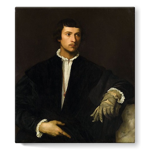 Man with a Glove (stretched canvas)