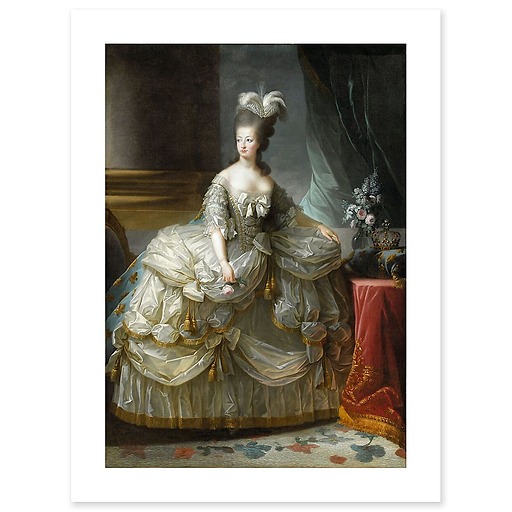 Marie-Antoinette of Lorraine-Habsbourg, Archduchess of Austria, Queen of France (1755-1795) (canvas without frame)