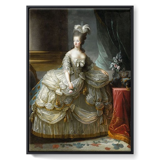 Marie-Antoinette of Lorraine-Habsbourg, Archduchess of Austria, Queen of France (1755-1795) (framed canvas)