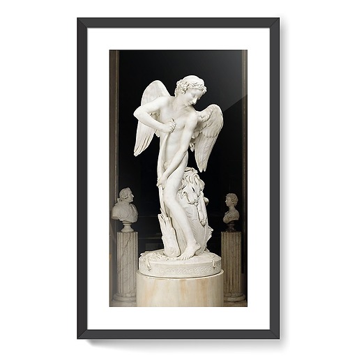 L'Amour taillant son arc dans la massue d'Hercule (affiches d'art encadrées)
