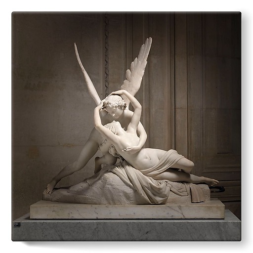 Psyche Revived by Cupid's Kiss (stretched canvas)