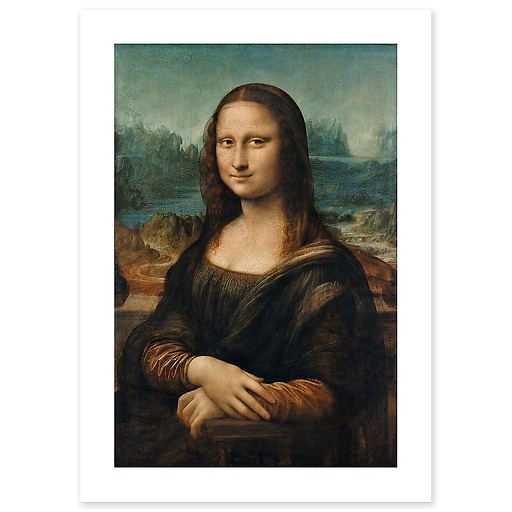 The Mona Lisa (canvas without frame)