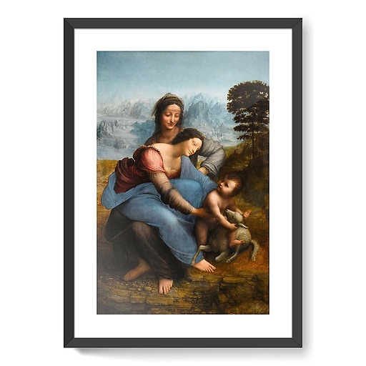 La Vierge, l'Enfant Jésus et Sainte Anne (affiches d'art encadrées)