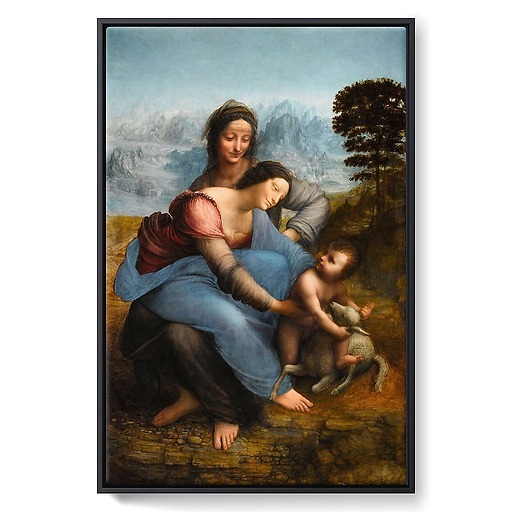 The Virgin and Child with Saint Anne (framed canvas)