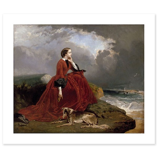 Empress Eugenie in Biarritz (canvas without frame)