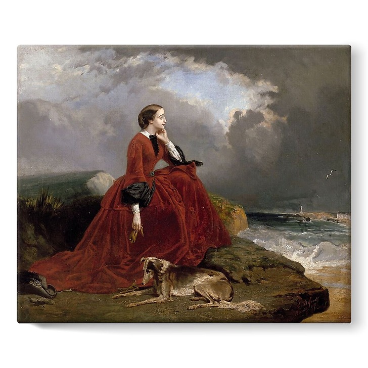 L'Impératrice Eugénie à Biarritz (toiles sur châssis)