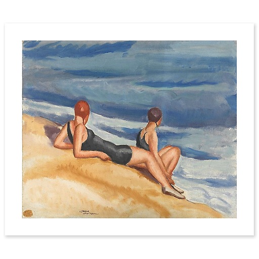 On the beach (canvas without frame)