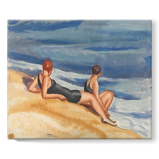 On the beach (stretched canvas)