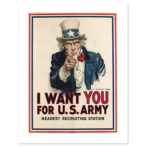 Je vous veux pour l'armée américaine (affiches d'art)