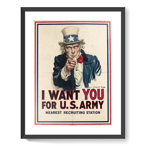 Je vous veux pour l'armée américaine (affiches d'art encadrées)