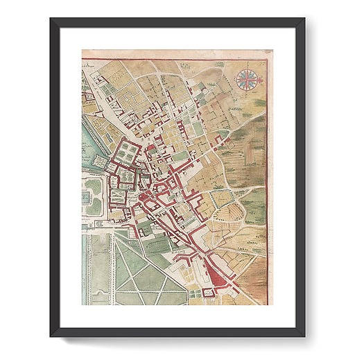 General plan of Fontainebleau (framed art prints)
