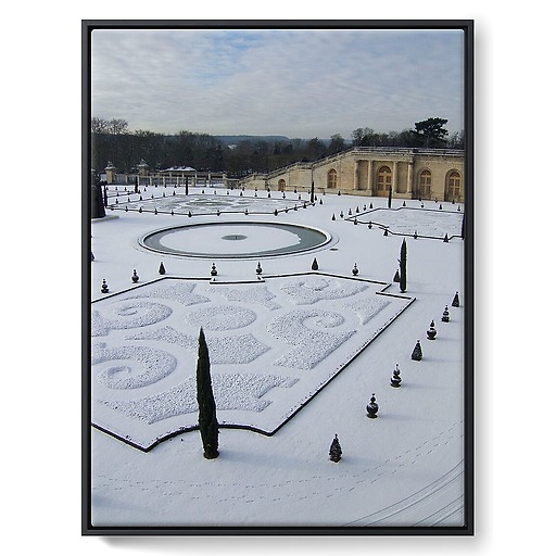 The Orangery of the Palace of Versailles under the snow in January 2009 (framed canvas)