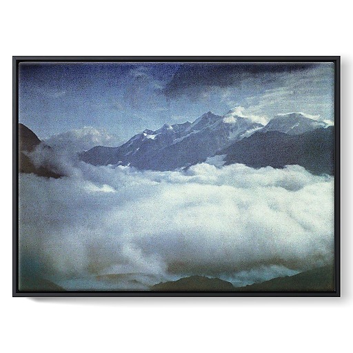 Mountain landscape (framed canvas)