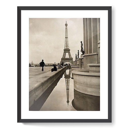 La Tour Eiffel depuis le Palais de Chaillot (affiches d'art encadrées)