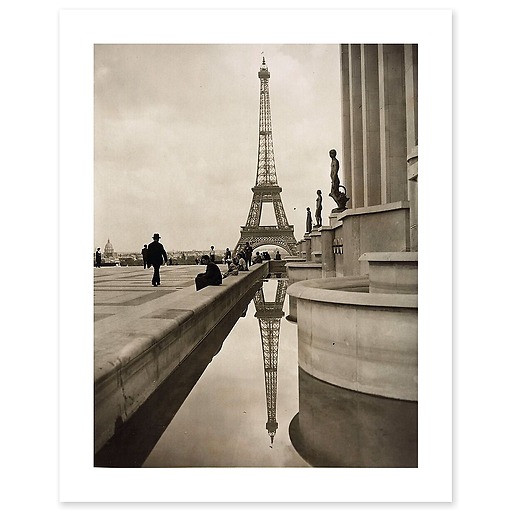 The Eiffel Tower from the Palais de Chaillot (canvas without frame)