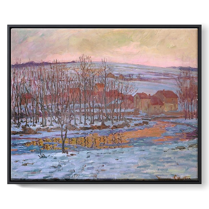 Soir d'hiver à Pontarlier (toiles encadrées)
