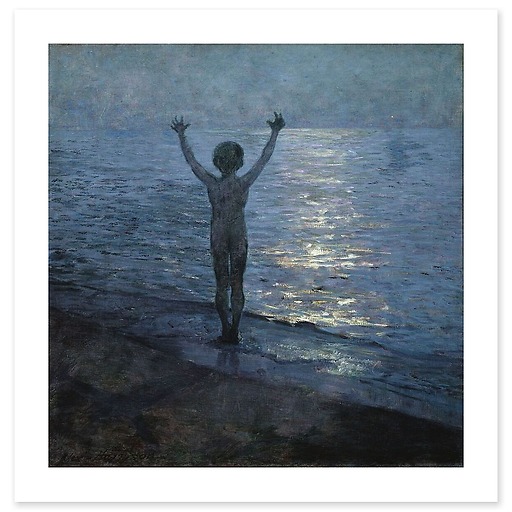 Child by the Sea (canvas without frame)