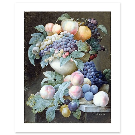 Grapes in a cup (art prints)