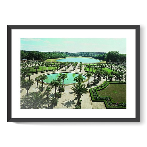 Vue de l'Orangerie du château de Versailles (affiches d'art encadrées)