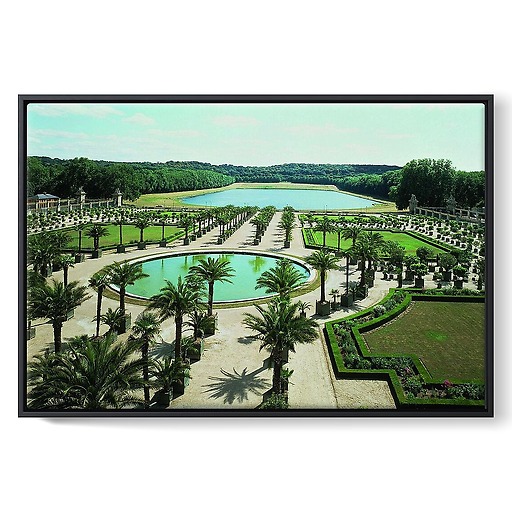 View of the Orangery of the Palace of Versailles (framed canvas)