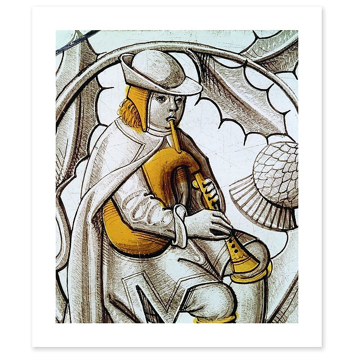 The bagpiper (canvas without frame)