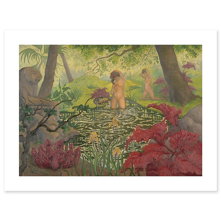 La baignade ou Lotus (affiches d'art)