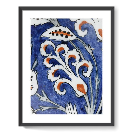 Dish with a bouquet of hyacinths (framed art prints)