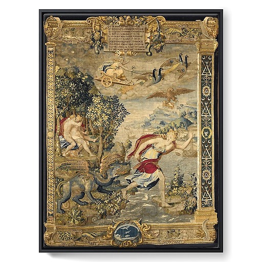Diane de Poitiers' hanging: "Jupiter and Latone" (framed canvas)