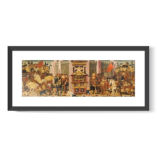 The Reconciliation of the Romans and Sabines. Hersilia Declares Peace (framed art prints)